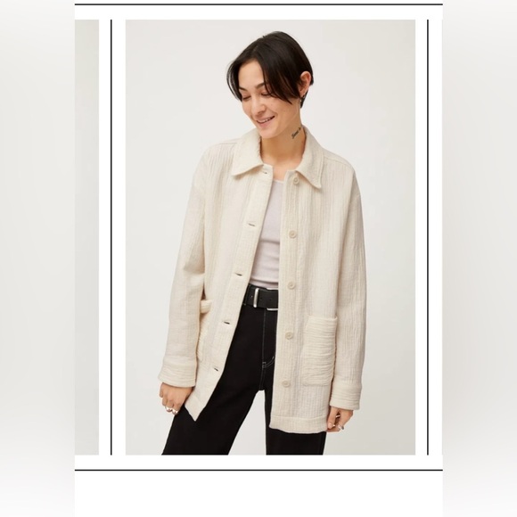 Weekday Crystal Indoor Jacket Light Green Women’s Size Medium - Picture 9 of 9